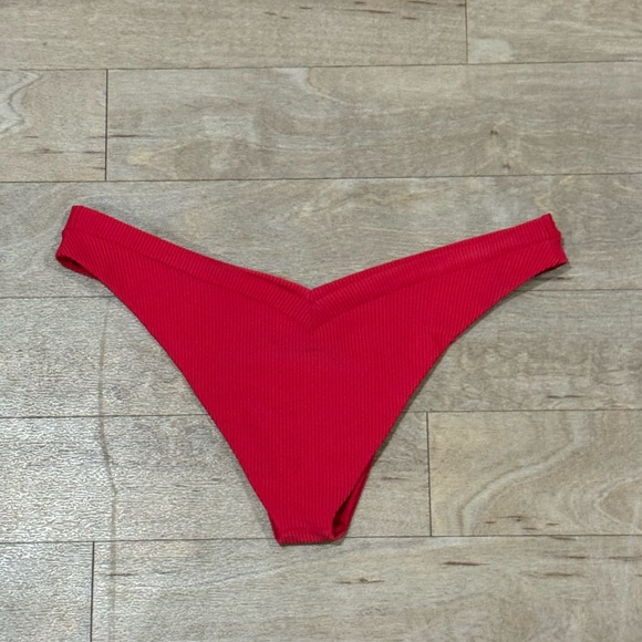 Frankies Bikinis Enzo Cheeky Bottom True Red Size XL - Picture 6 of 6